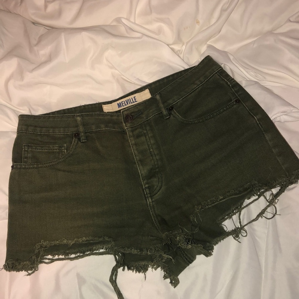 Brandy Melville Hunter Green Shorts